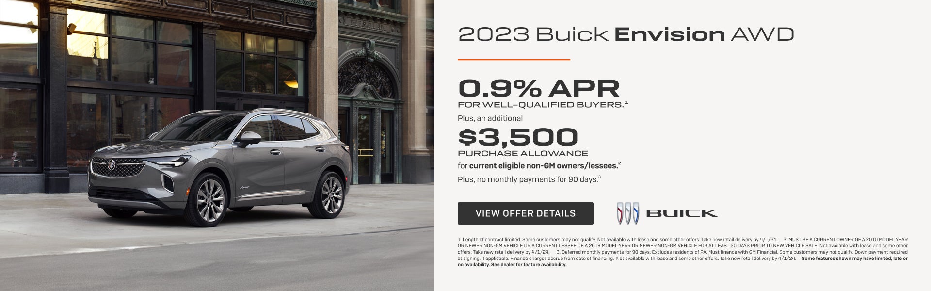 0.9% APR 
FOR WELL-QUALIFIED BUYERS.1

Plus, an additional $3,500 PURCHASE ALLOWANCE for current ...