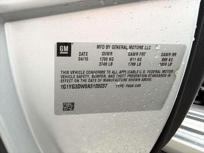 2010 Chevrolet Corvette w/3LT