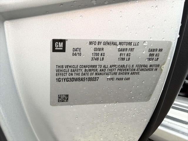 2010 Chevrolet Corvette w/3LT