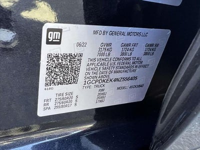 2022 Chevrolet Silverado 1500 LT (2FL)