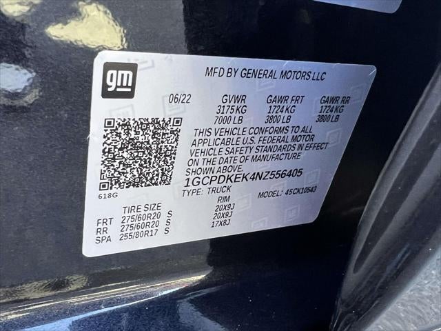 2022 Chevrolet Silverado 1500 LT (2FL)