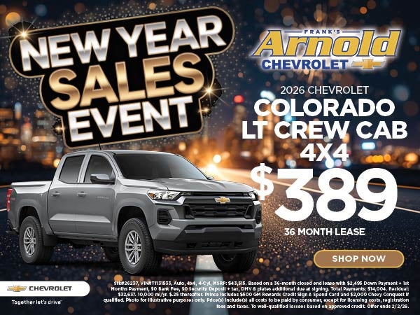 New 2026 Chevrolet Colorado Lease