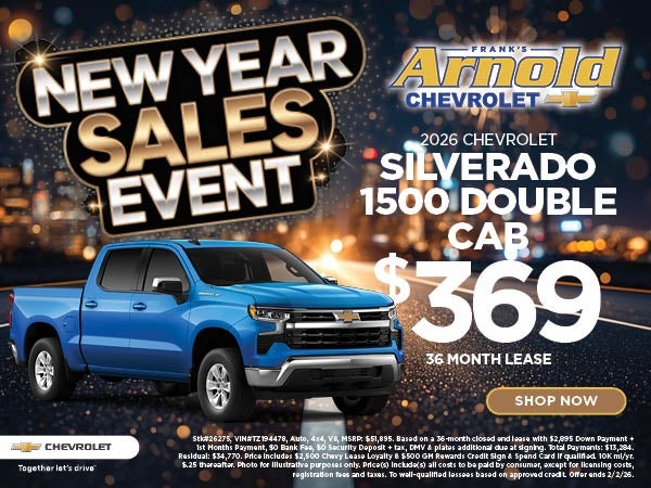 New 2026 Chevrolet Silverado Lease