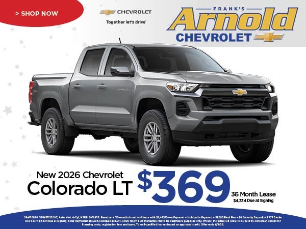 New 2026 Chevrolet Colorado Lease