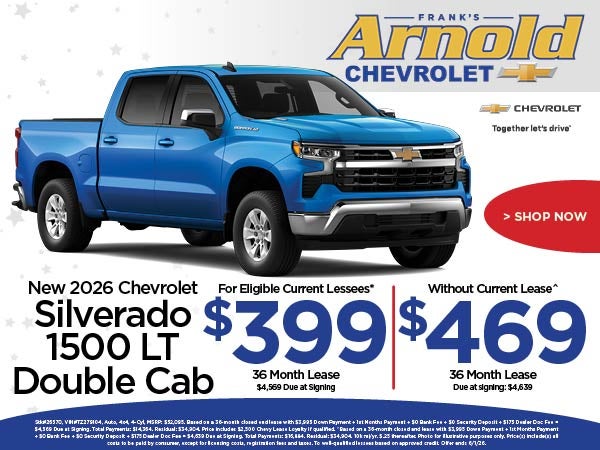 New 2026 Chevrolet Silverado Lease